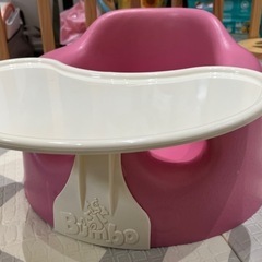 ピンクのバンボ＋テーブル付きの画像