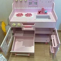 木製キッチンの画像