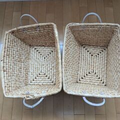 バスケット2個セットで差し上げますの画像
