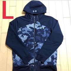 UNDERARMOUR中綿　セットアップ上下セットNAVYの画像