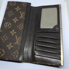 ルイビトン　Louis Vuitton モノグラム 二つ折り長財布の画像