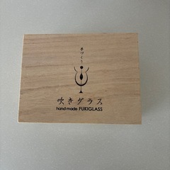 吹きガラス　ペアグラスの画像