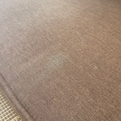 【無料】茶色ソファお譲りします！の画像