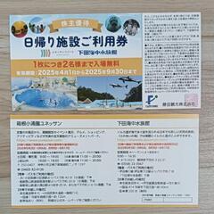 ユネッサン入場無料券４名様迄分(２枚価格）の画像