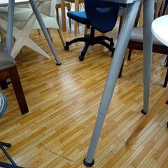 【リユースのサカイ八街店】★ジモティ割あり★ ダイニングテーブル　ブラック　クリーニング済　YJ7107の画像