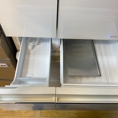 8/24値下げしました！⭐️大容量⭐️2019年製 Panasonic 550L冷蔵庫 NR-F554HPX-W 6ドア フレンチドア 自動製氷 ナノイーX No.6729 KE の画像