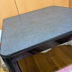 黒･グレー系コタツテーブル正方形の画像