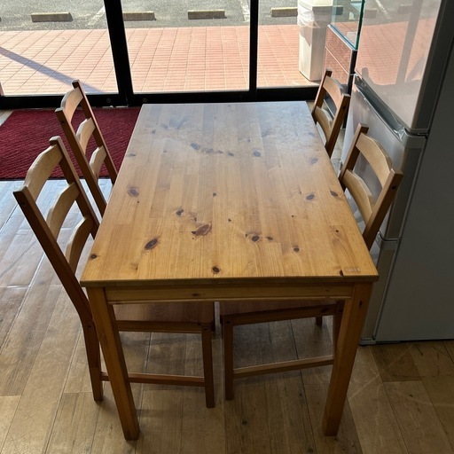 ☆オススメ☆ IKEA ダイニングテーブル　チェア　4客セット　インテリア家具