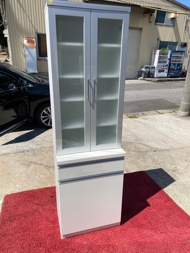 ☆No.a152 食器棚 サニー フローラII 高橋木工所