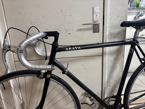 ARAYA tangeロードバイク ビンテージバイクブラック 700C ARAYA tangeロードバイク ビンテージバイクブラック 700C (はる