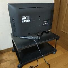 FUNAI 24型 ハイビジョン液晶テレビ 2018年製 テレビ台付き (に
