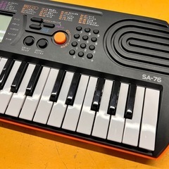 カシオ CASIO 電子 ミニ キーボード SA-76 ミニ鍵盤 電子ピアノ 楽器 鍵盤楽器の画像