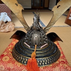 【骨董品】兜飾り 甲冑 鎧 の画像