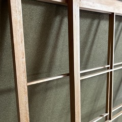 障子枠　DIY 木枠　建具　2枚　8/12日までの画像
