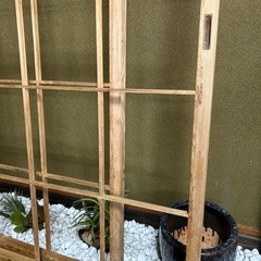 障子枠　DIY 木枠　建具　2枚　8/12日までの画像