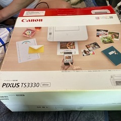 Canon PIXUS TS3330白 朝一から受け渡ししますの画像