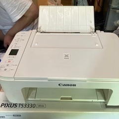 Canon PIXUS TS3330白 朝一から受け渡ししますの画像