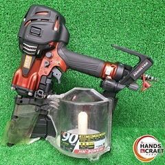 ✨MAX　中古　HN-90N6　高圧釘打ち機　90ｍｍ　保護メガネ/説明書/ケース✨うるま市田場✨の画像