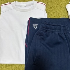 池田中学校　男子用　体操服　ポロシャツ　制服４点　池中　Ｍサイズの画像