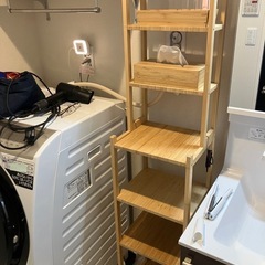 IKEA ローグルンド　シェルフユニット　洗面所　ラックの画像