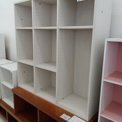 ★リユースのサカイ日立店★HJ7273  収納棚 ライトベージュ H107.5×D29.5×W108 クリーニング済み の画像