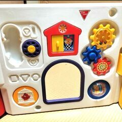 日本育児　ベビーサークル　ミュージカルキッズランドDX 6枚　カラフルの画像