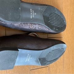 フラットシューズ ヒール1センチ 数回使用 24.5センチの画像