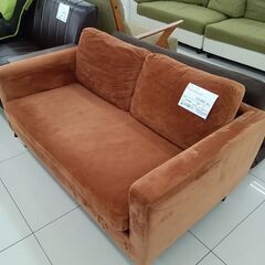 ★リユースのサカイ日立店★HJ7274 LOWYA 2人掛けソファ ブラウン H57×D74×W74 クリーニング済み の画像