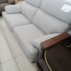★リユースのサカイ日立店★HJ7275  2人掛けソファ ライトグレー H90×D90×W170 クリーニング済み の画像