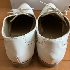 マニッシュシューズ 数回使用 長期保管品 24.5センチ ヒール1センチの画像