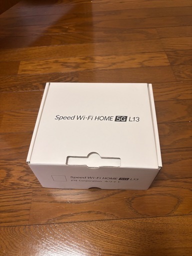 ホームルーター(Speed Wi-Fi  5G L13 ホワイト)