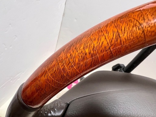 セルシオ30系 純正ウッドコンビステアリング木目 スパイラルケーブル付き