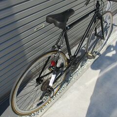 E402★　19800円★整備済み スポーツ中古自転車 【ロードバイク　黒　52㎝　700Ｃ】の画像