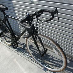 E402★　19800円★整備済み スポーツ中古自転車 【ロードバイク　黒　52㎝　700Ｃ】の画像
