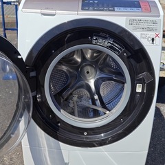 北九州市内配送無料　保証と BD-SV110BLドラム式洗濯乾燥機 ビッグドラム シルバー [洗濯11.0kg /乾燥6.0kg /ヒートリサイクル乾燥 /左開き]の画像
