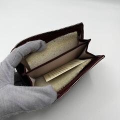 マルチウォレット　財布　コンパクト　ブラック　ビジネスレザーファクトリーの画像