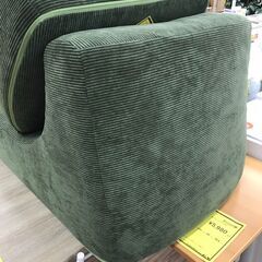 【ジャングルジャングル広陵店】家具　ソファー　1人用　グリーン　☆ジモティー特別価格☆の画像