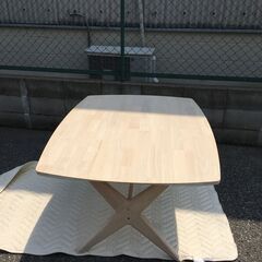 JM20130Y LDテーブルリラックスワイド ・外寸 　幅：約120cm 高さ：約65cm 奥行：約90cm中古品【取りに来られる方限定】の画像