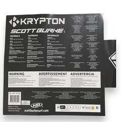 【コストコ・アウトレット】ボディボード Scott Burke Krypton 3.5ft (1.07m) Bodyboard with Coiled Leashの画像