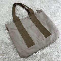 [Valleycomfy]トートバッグ レディース マザーズバッグ 帆布 カーキの画像