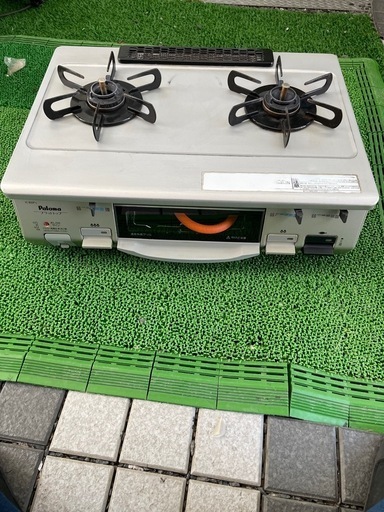 パロマ IC-800F-L ガスコンロ LPガス用 中古，現状 パロマ IC-800F-1L