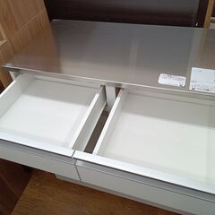 ★リユースのサカイ水戸店★レンジ台白H85.5×D40×W80クリーニング済みMT5071の画像