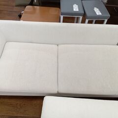 ★リユースのサカイ水戸店★ターニャソファー白H61×D166×W246クリーニング済みMT5072の画像