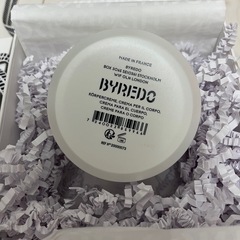 ボディークリーム　BYREDの画像
