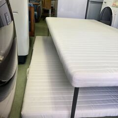 【リサイクルショップ ピカソ 小松原】✨🎉【便利で実用的！シングルベッド 補助マットレス収納タイプ】🎉✨★8796★の画像