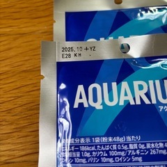 アクエリアス1ℓ用パウダーの画像