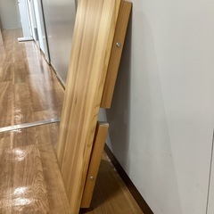 折りたたみパインデスク【町田市再生家具】0801の画像