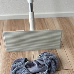 床拭きワイパー（白）/替モップ付きの画像