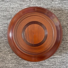 木製 菓子器 菓子鉢 丸型の画像