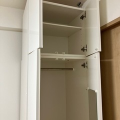 ディノスで購入のクローゼットと上置きセット の画像